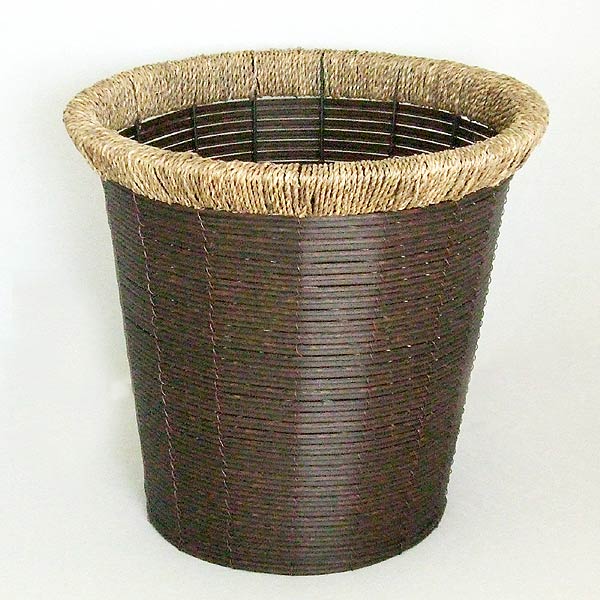 中鉢(8号)用鉢カバー ダークブラウン | 観葉植物の販売・ギフトならフラワーコーポレーション
